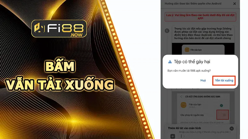 Hướng dẫn tải app Fi88