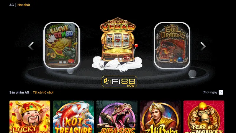 Trò chơi slot và bắn cá Fi88